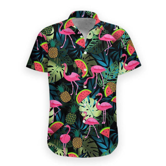  3D Flamingo Hawaii Shirt