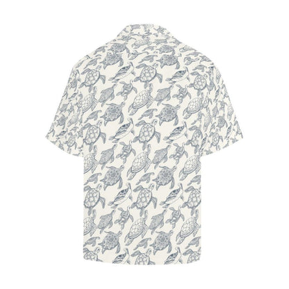 Sea Turtle Print Design Hawaiian Shirt