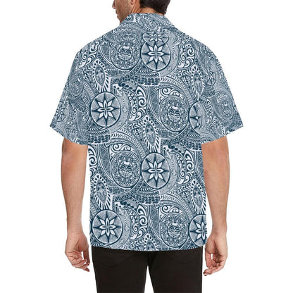 Samoan Pattern Print Design Hawaiian Shirt