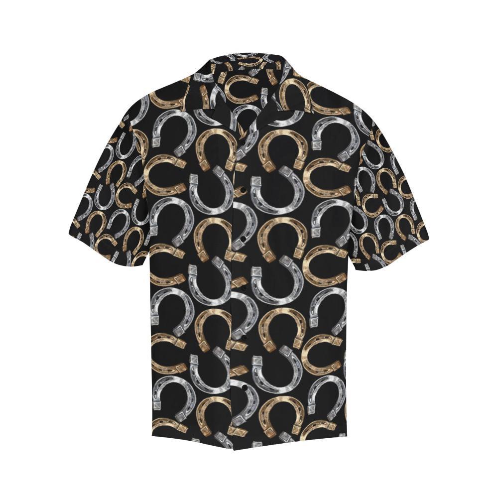 Horseshoe Print Design Hawaiian Shirt