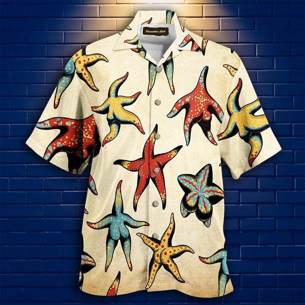 Starfish Sea Sexy Body Hawaiian Unisex Aloha Shirts 