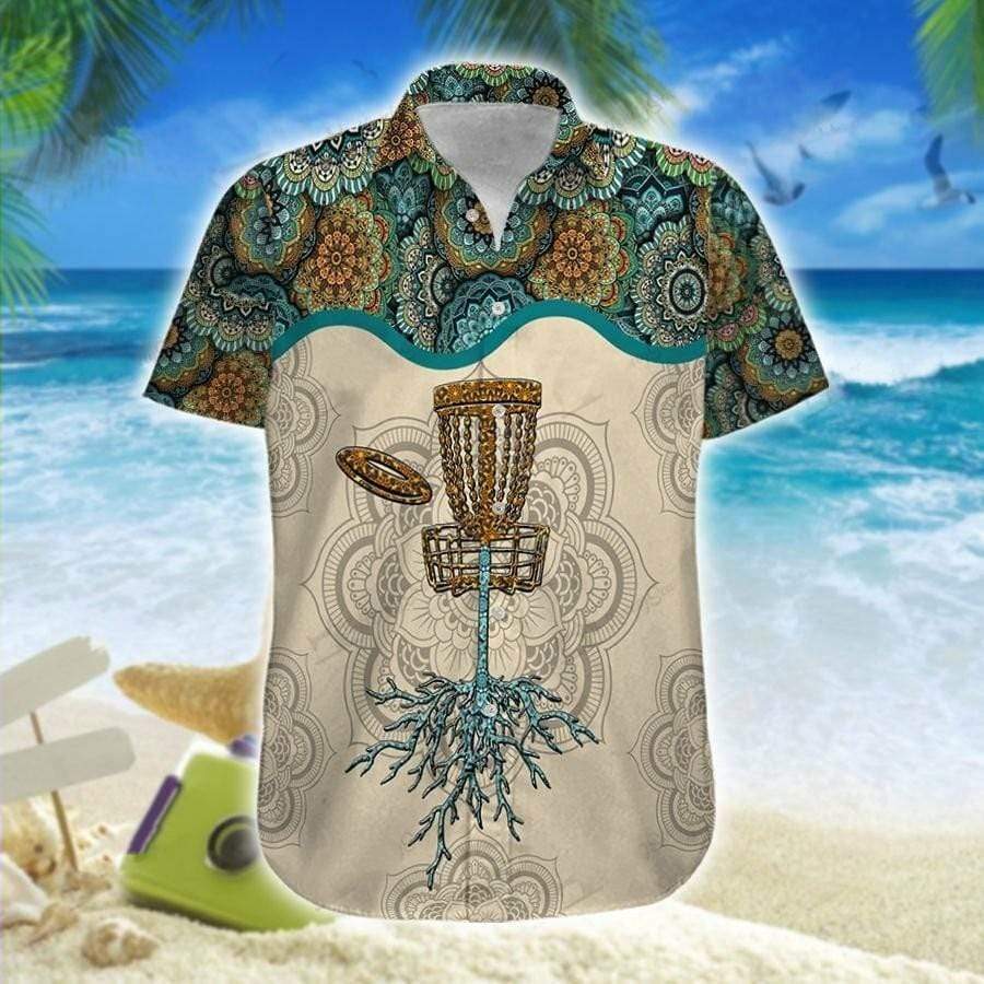 Hawaiian Aloha Shirts Disc Golf Mandala