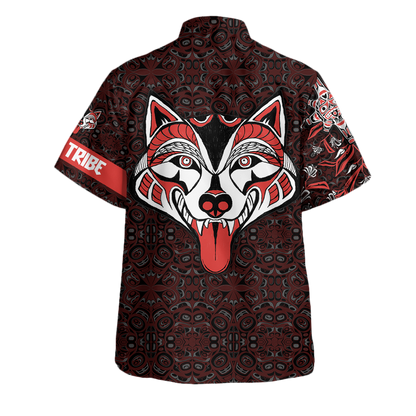 Am Style Independent Wolf 2D Print Unisex Fashion Hawaii Shirt - Full Size Hawaiian