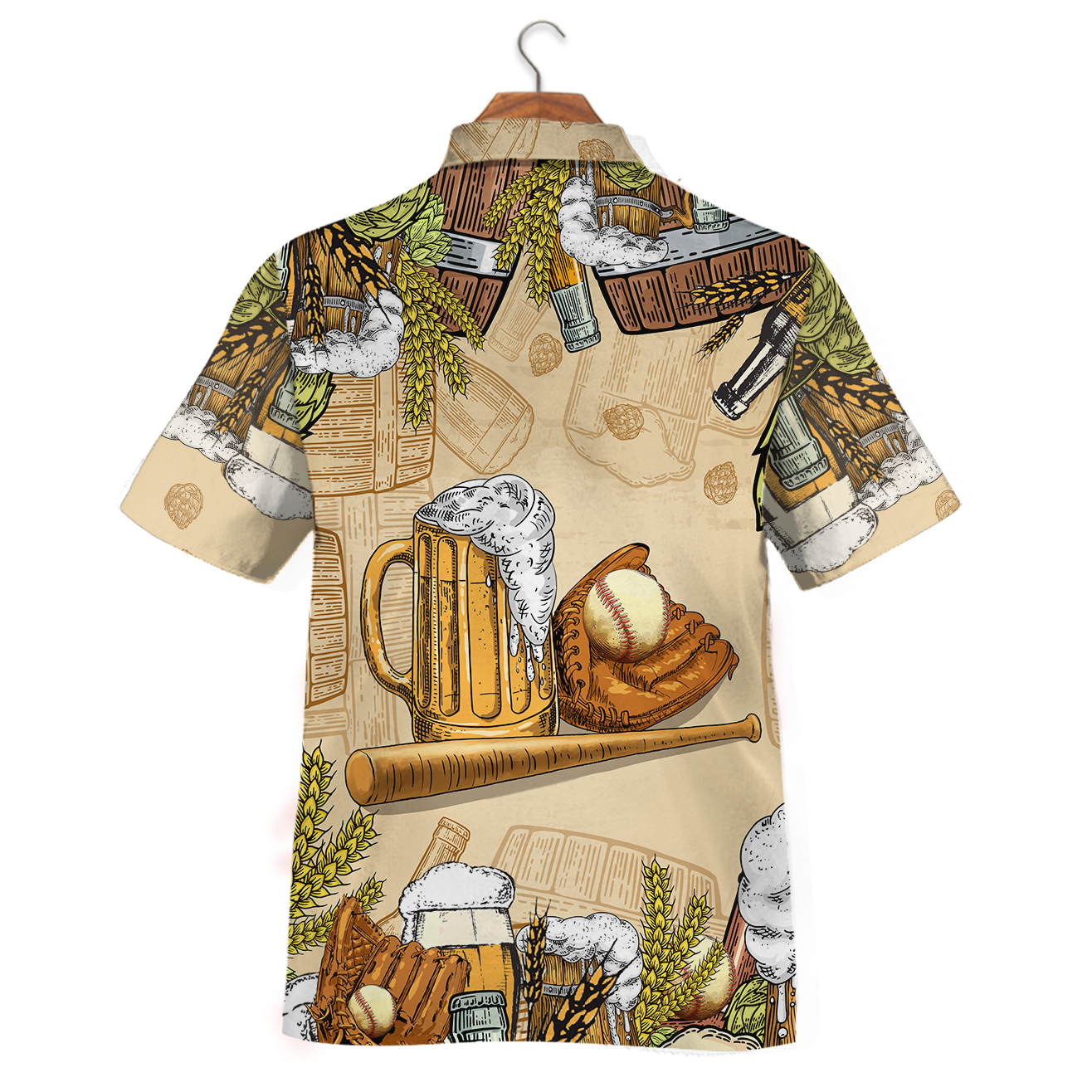 Beer And Baseball - Hawaiian Shirt Du0907