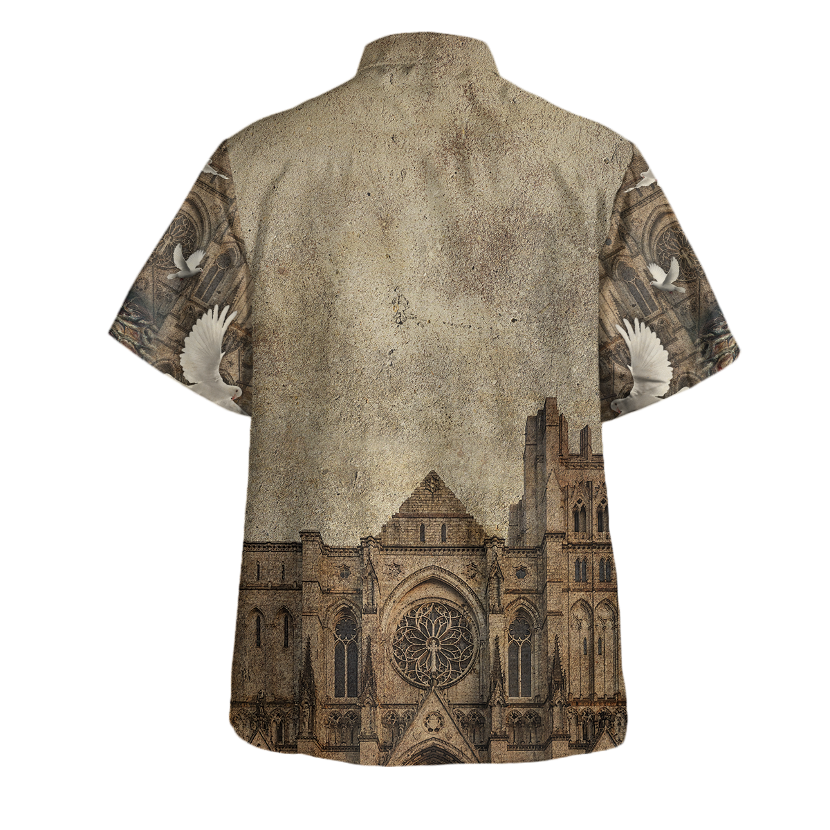 Am Style Christian Architecture God 2D Print Unisex Fashion Hawaii Shirt - Full Size Hawaiian