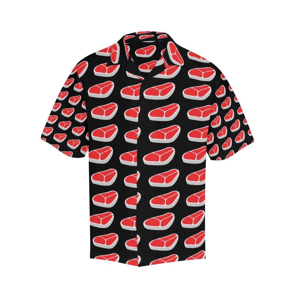 Steak Print Design Hawaiian Shirt