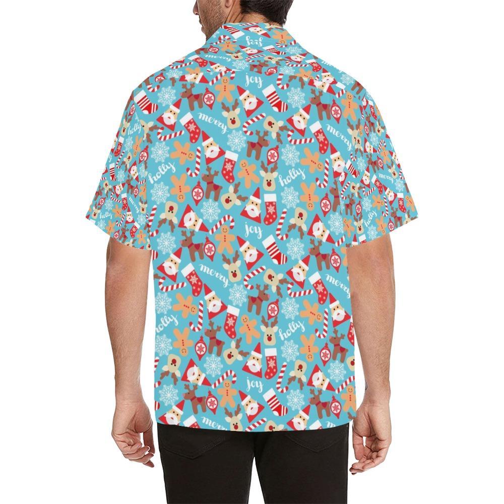 Santa Christmas Themed Print Design Lks3 Hawaiian Shirt