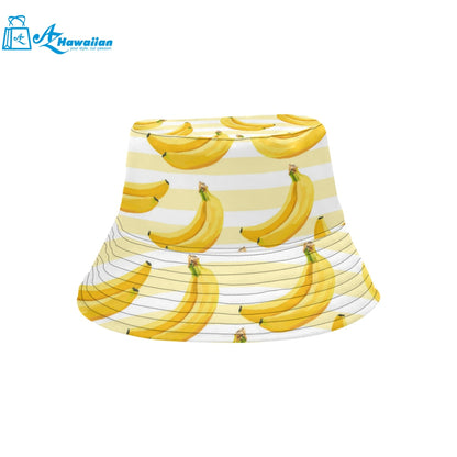 Banana pattern blackground Unisex Bucket Hat