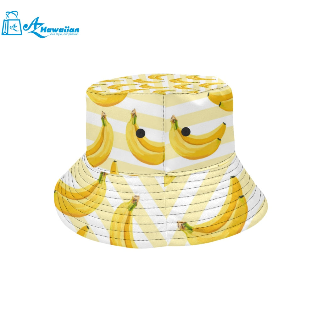 Banana pattern blackground Unisex Bucket Hat