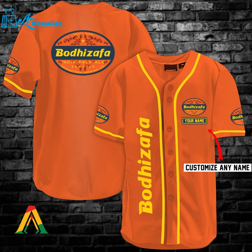 Basic Bodhizafa Beer Baseball Jersey