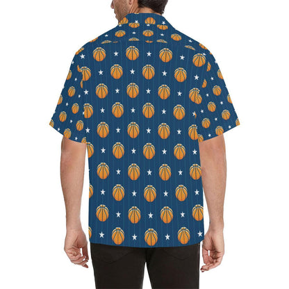 Basketball Star Print Pattern Hawaiian Shirt