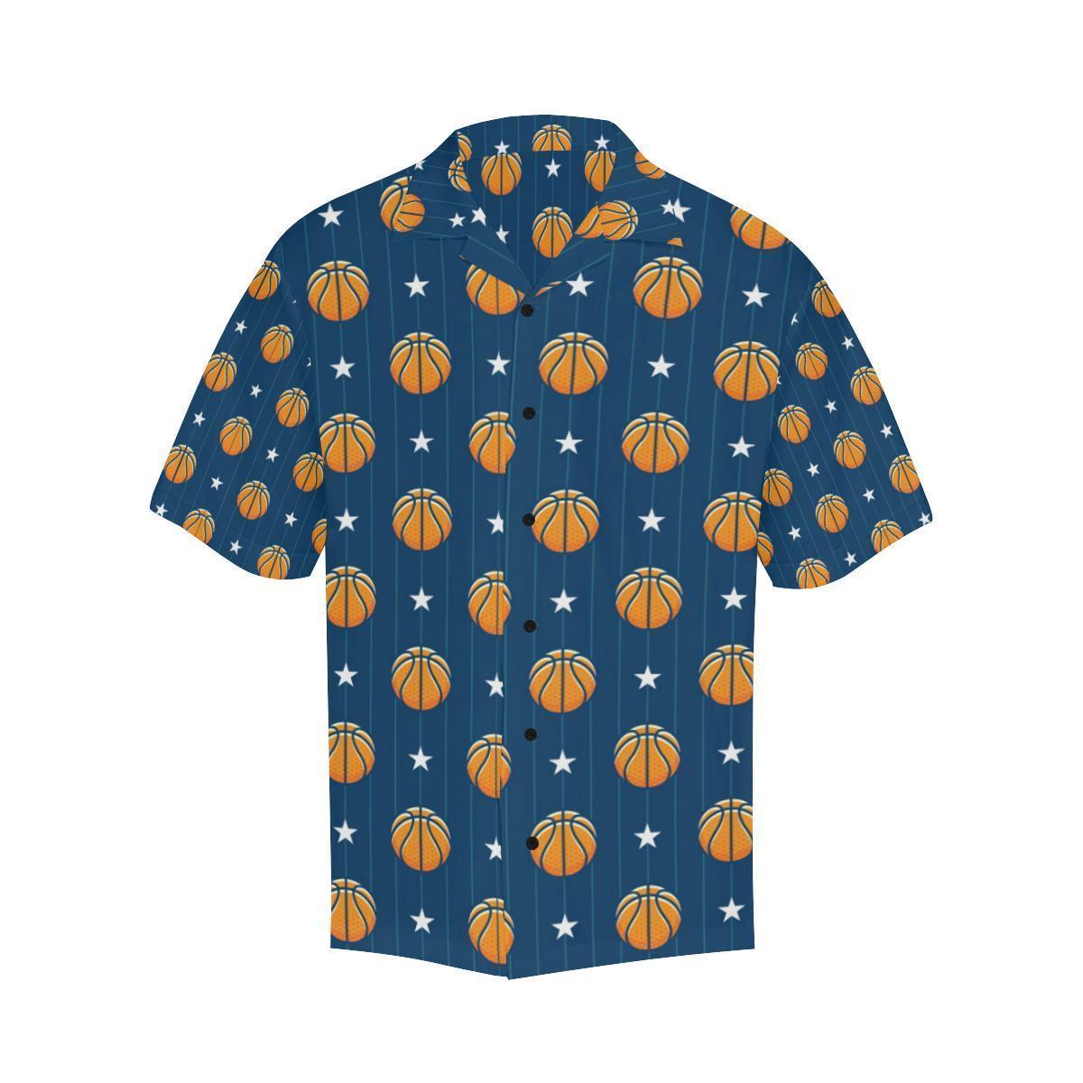 Basketball Star Print Pattern Hawaiian Shirt