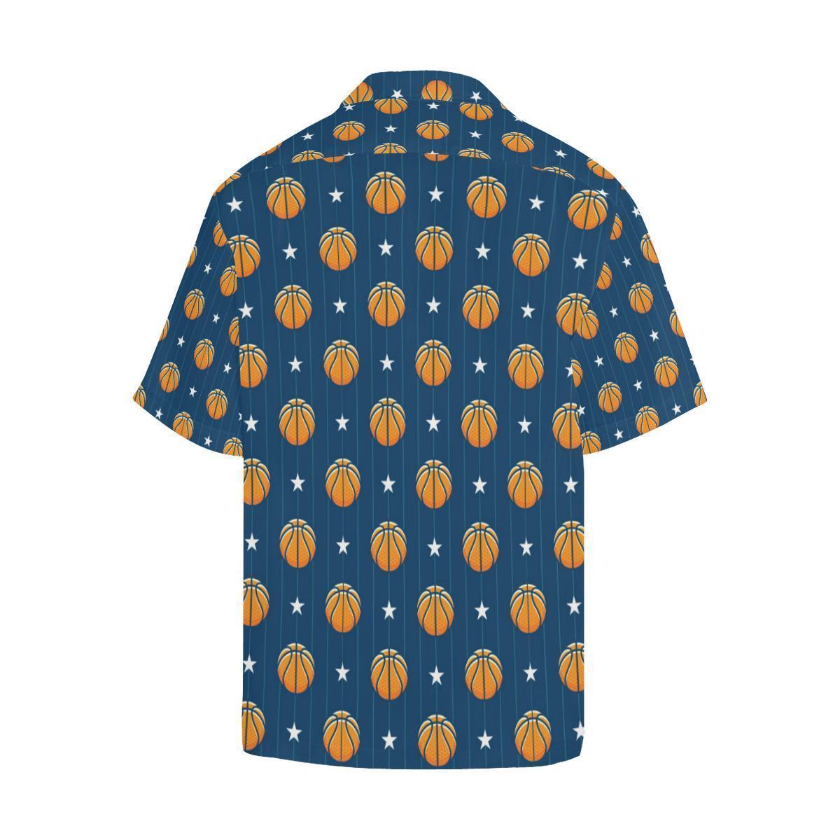 Basketball Star Print Pattern Hawaiian Shirt