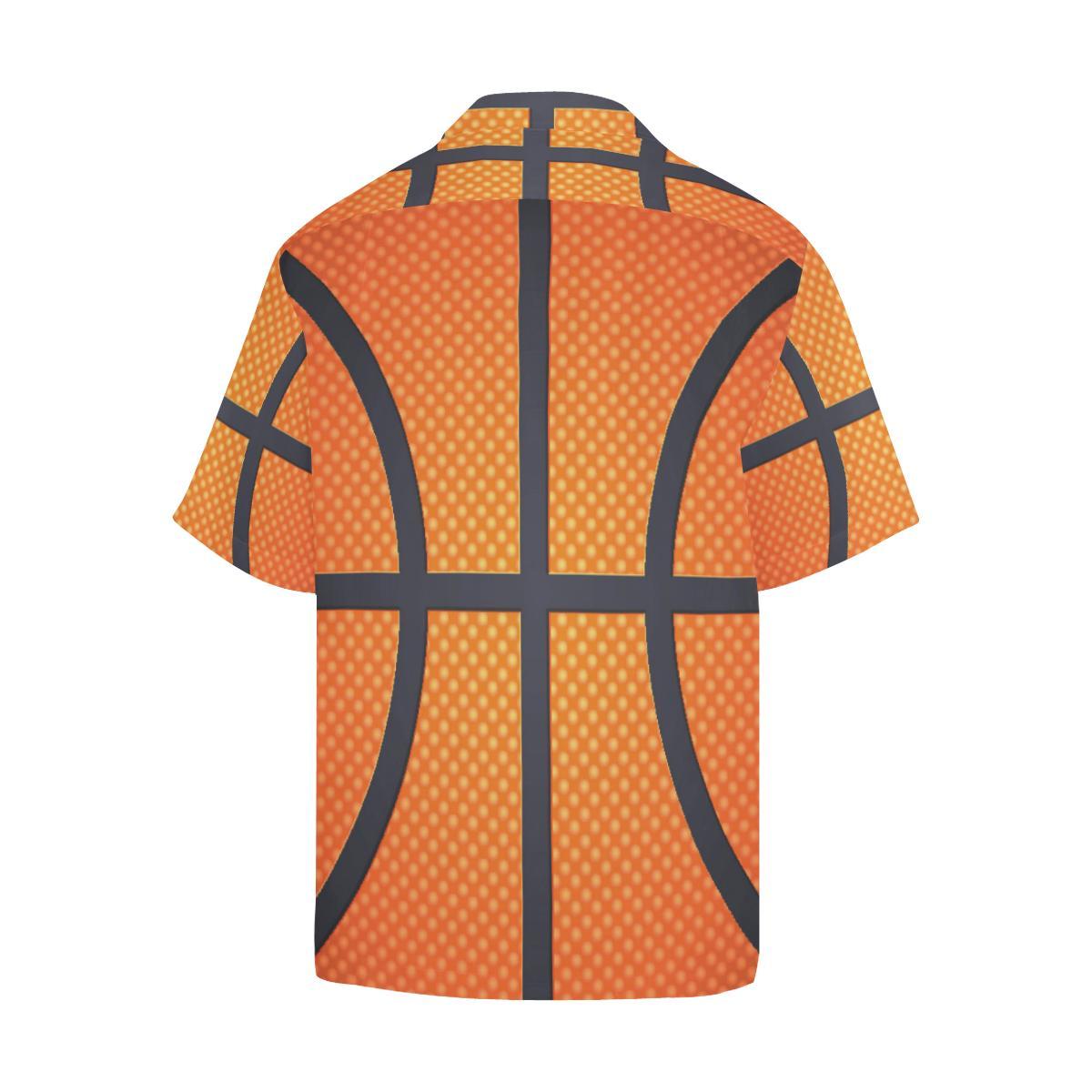 Basketball Texture Print Pattern Hawaiian Shirt