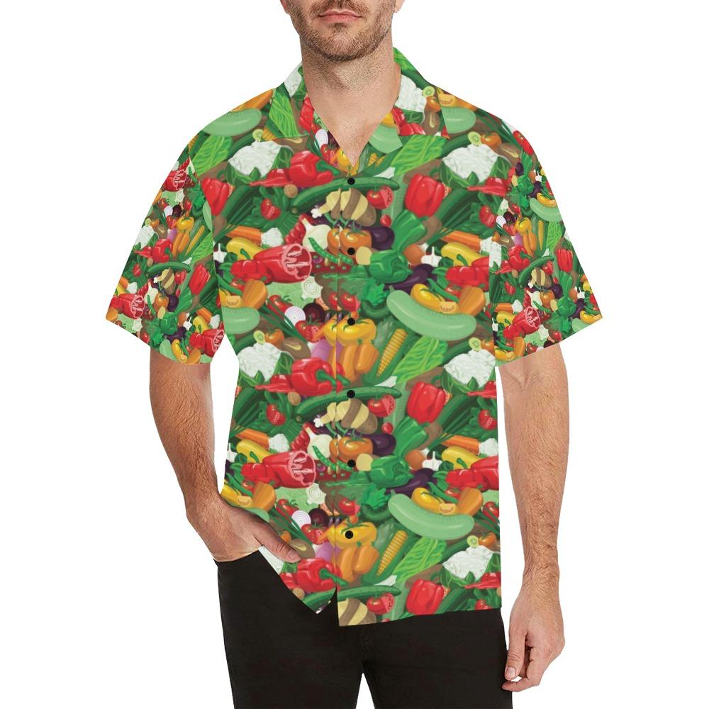 Salad Mix Vegetableprint Design Hawaiian Shirt