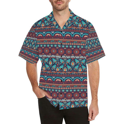 Suzani Print Design Hawaiian Shirt