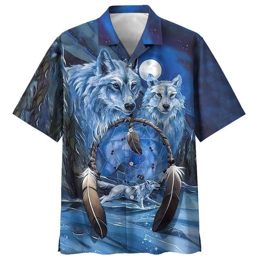 Indigenous  Blue Unique Design Unisex Hawaiian Shirt For Men And Women Dhc17063936