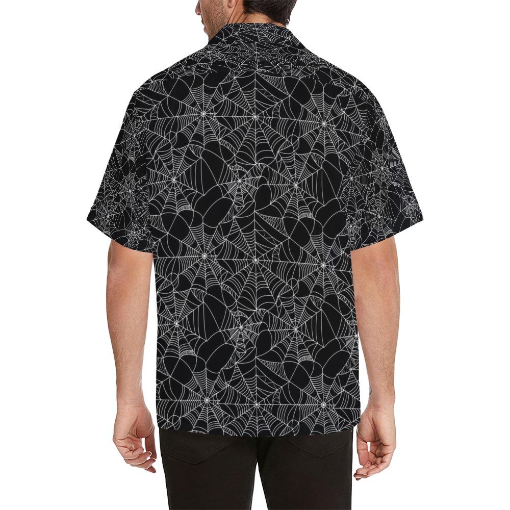 Spider Web Print Design Hawaiian Shirt