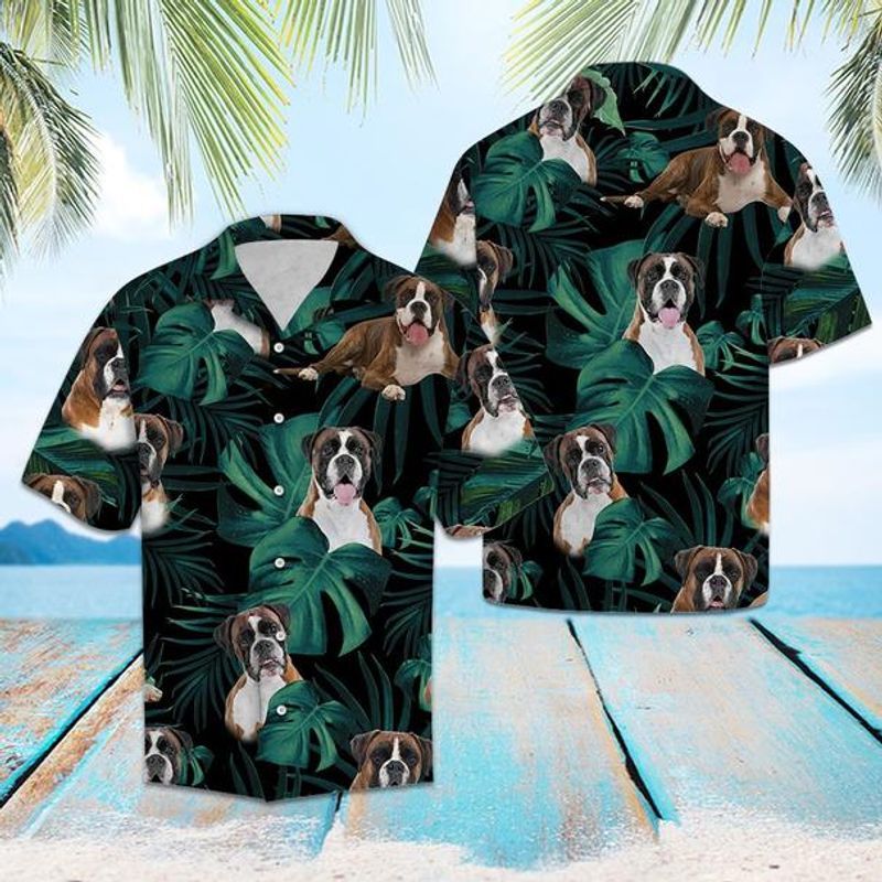 Boxer  Jungle   Black Amazing Design Unisex Hawaiian Shirt For Men And Women Dhc17064047