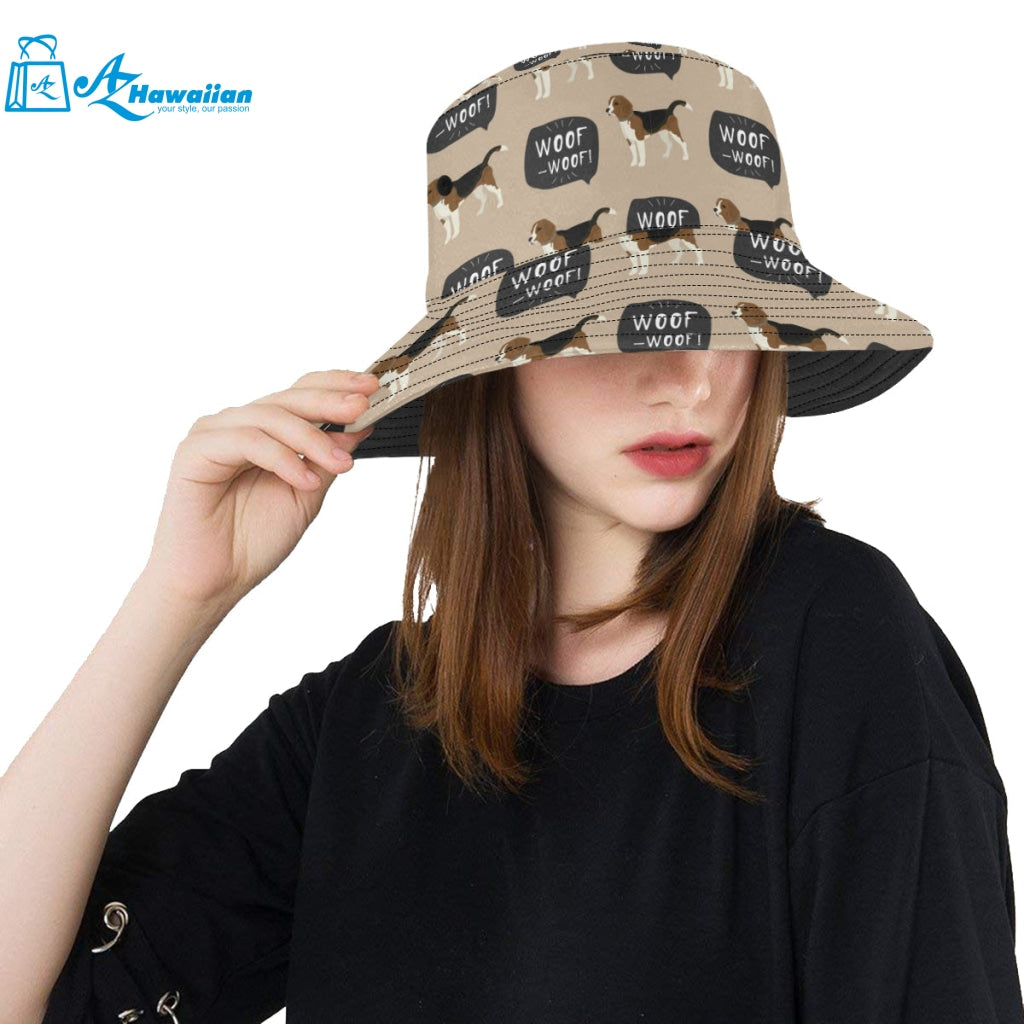 Beagle pattern Unisex Bucket Hat