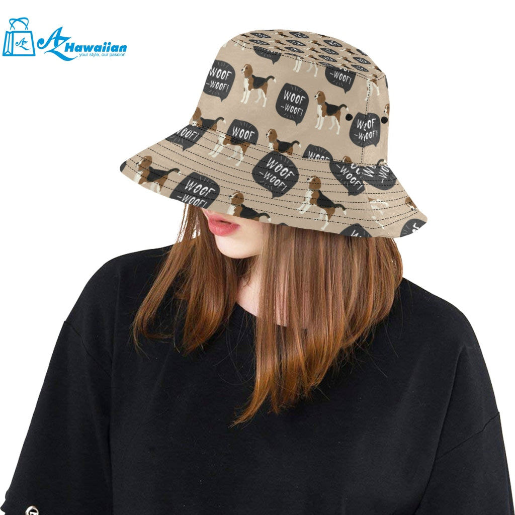 Beagle pattern Unisex Bucket Hat