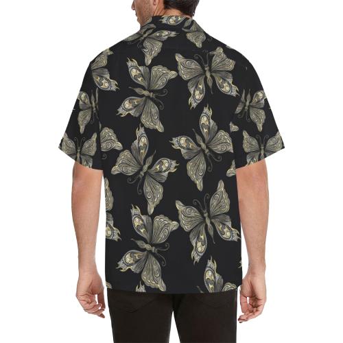 Beautiful Butterfly Pattern Hawaiian Shirt