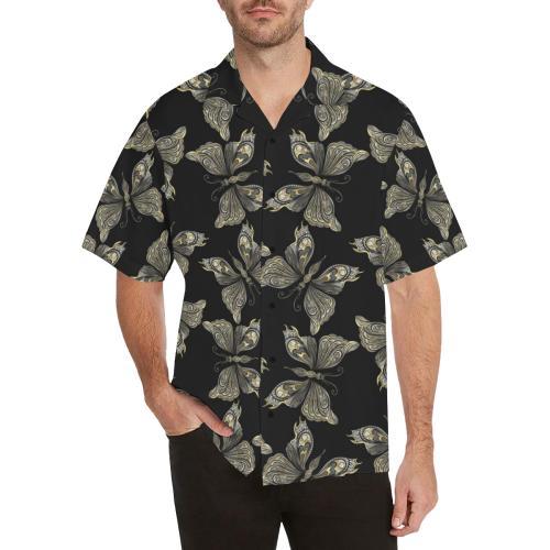 Beautiful Butterfly Pattern Hawaiian Shirt