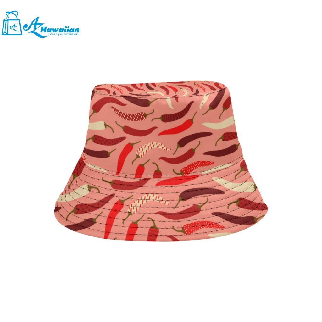 Beautiful Chili peppers pattern Unisex Bucket Hat