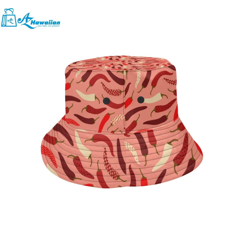 Beautiful Chili peppers pattern Unisex Bucket Hat