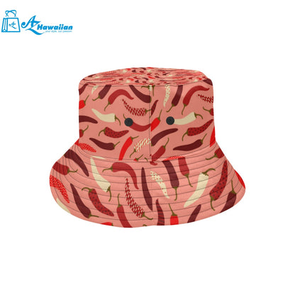 Beautiful Chili peppers pattern Unisex Bucket Hat