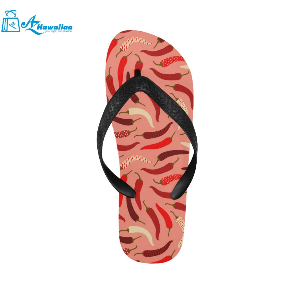 Beautiful Chili peppers pattern Unisex Flip Flops