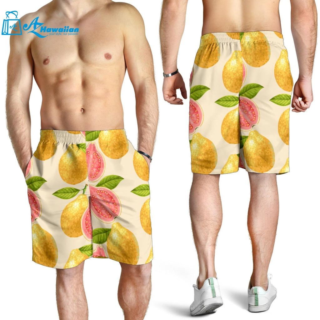 Beautiful Guava Pattern Men Shorts