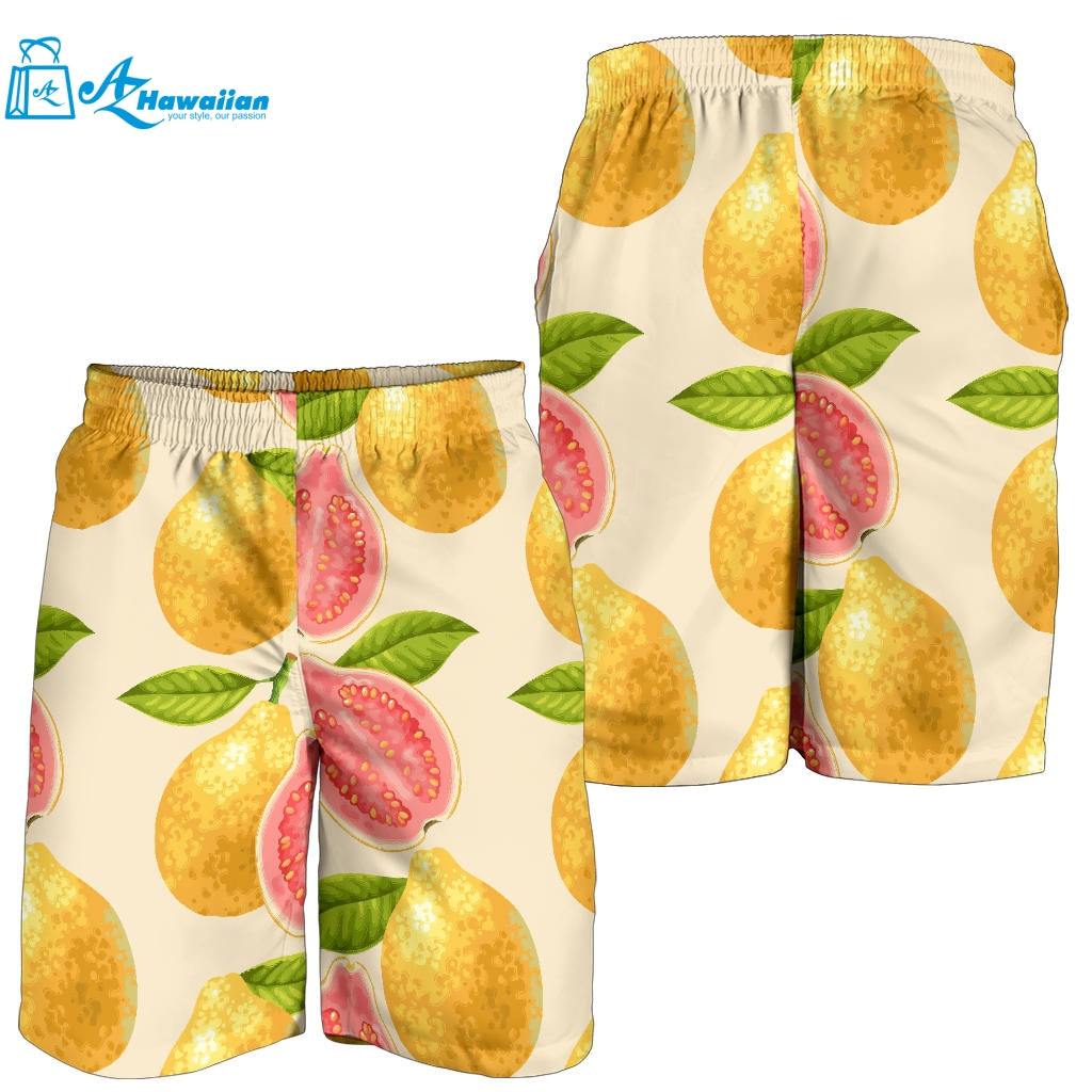 Beautiful Guava Pattern Men Shorts