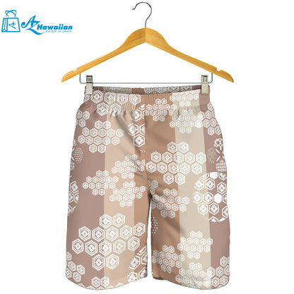 Beautiful Hexagon Japanese Pattern Men Shorts