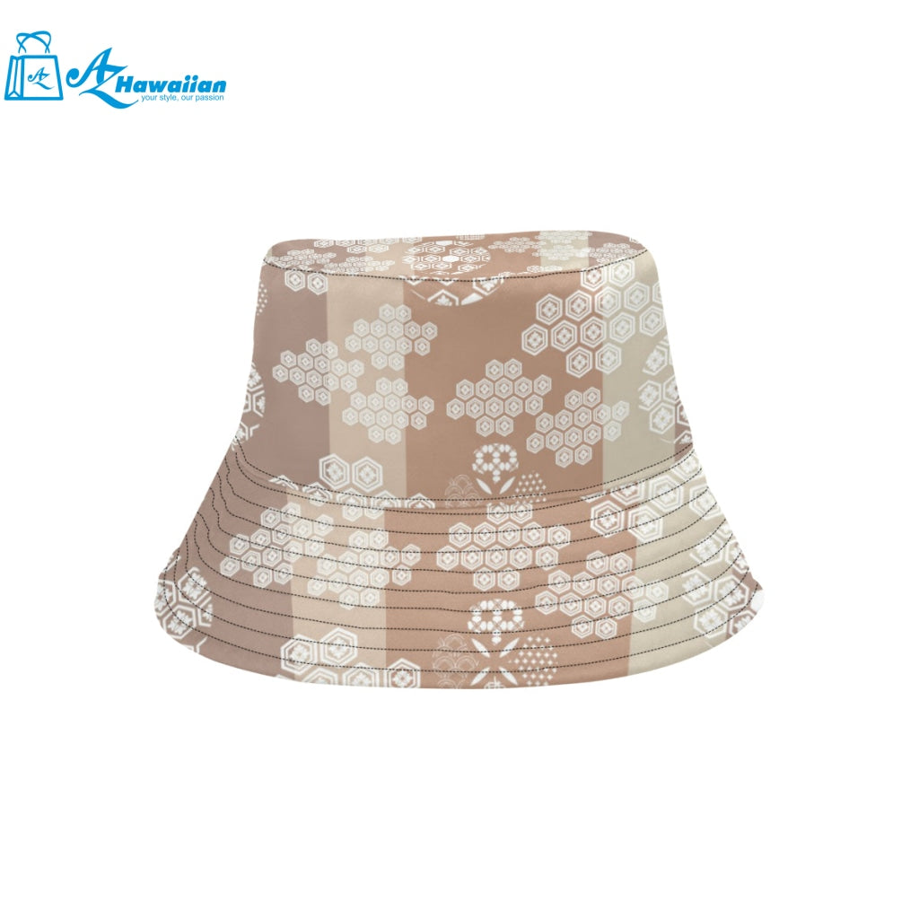 Beautiful hexagon japanese pattern Unisex Bucket Hat