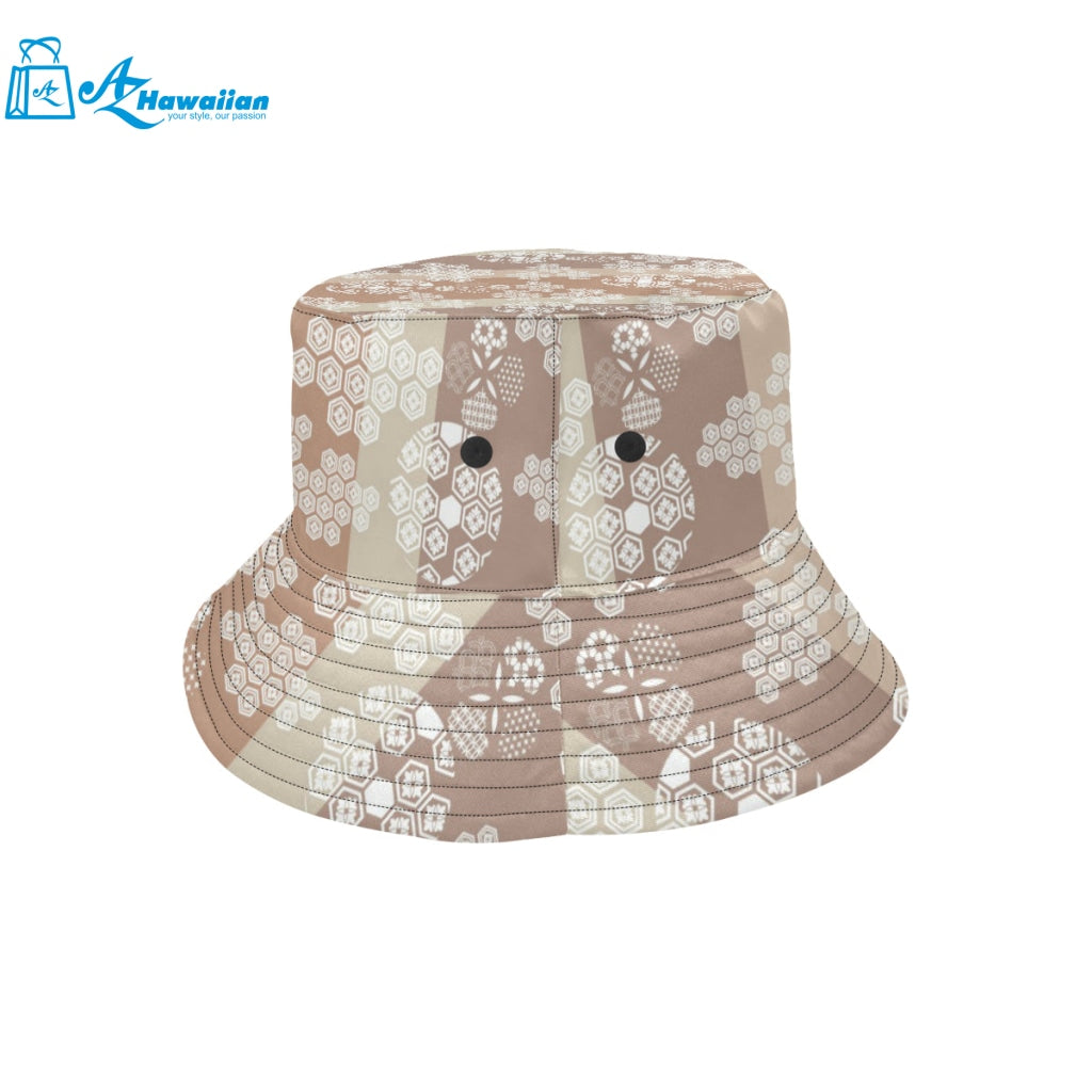 Beautiful hexagon japanese pattern Unisex Bucket Hat