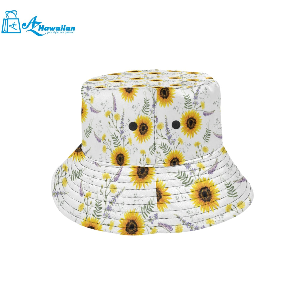 beautiful sunflowers pattern Unisex Bucket Hat