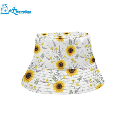 beautiful sunflowers pattern Unisex Bucket Hat