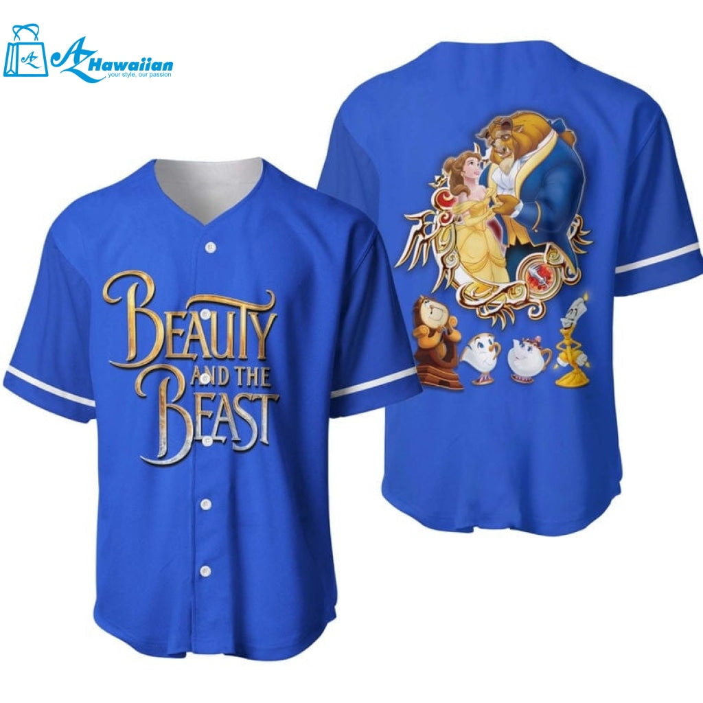 Beauty And The Beast All Over Print Baseball Jersey 