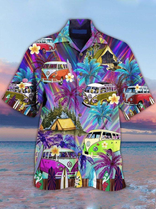 Hippie Van Bus Hawaiian Shirt | For Men & Women | Adult | HW2374