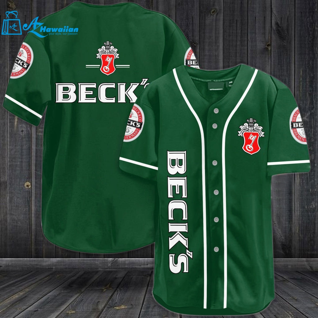 Beck's Beer Baseball Jersey 