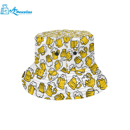 Beer design pattern Unisex Bucket Hat