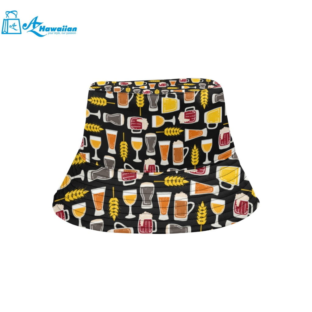 Beer type pattern Unisex Bucket Hat