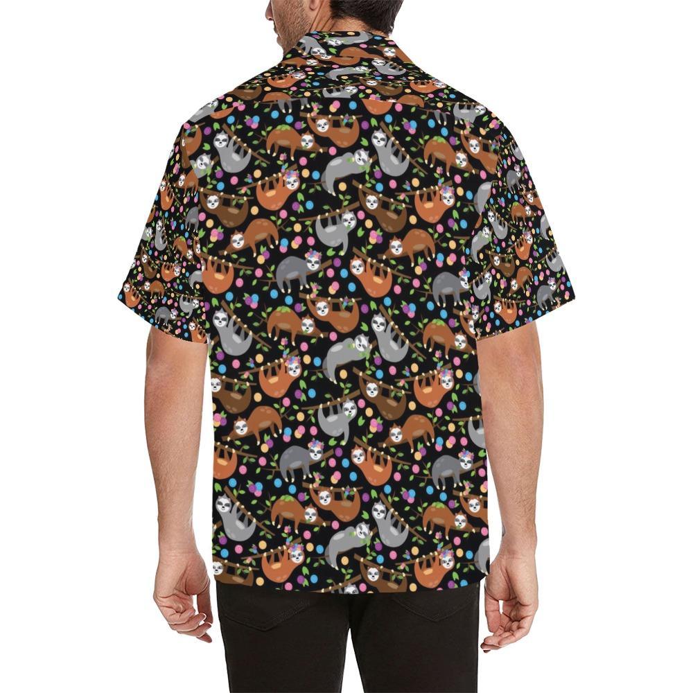 Sloth Print Design Hawaiian Shirt