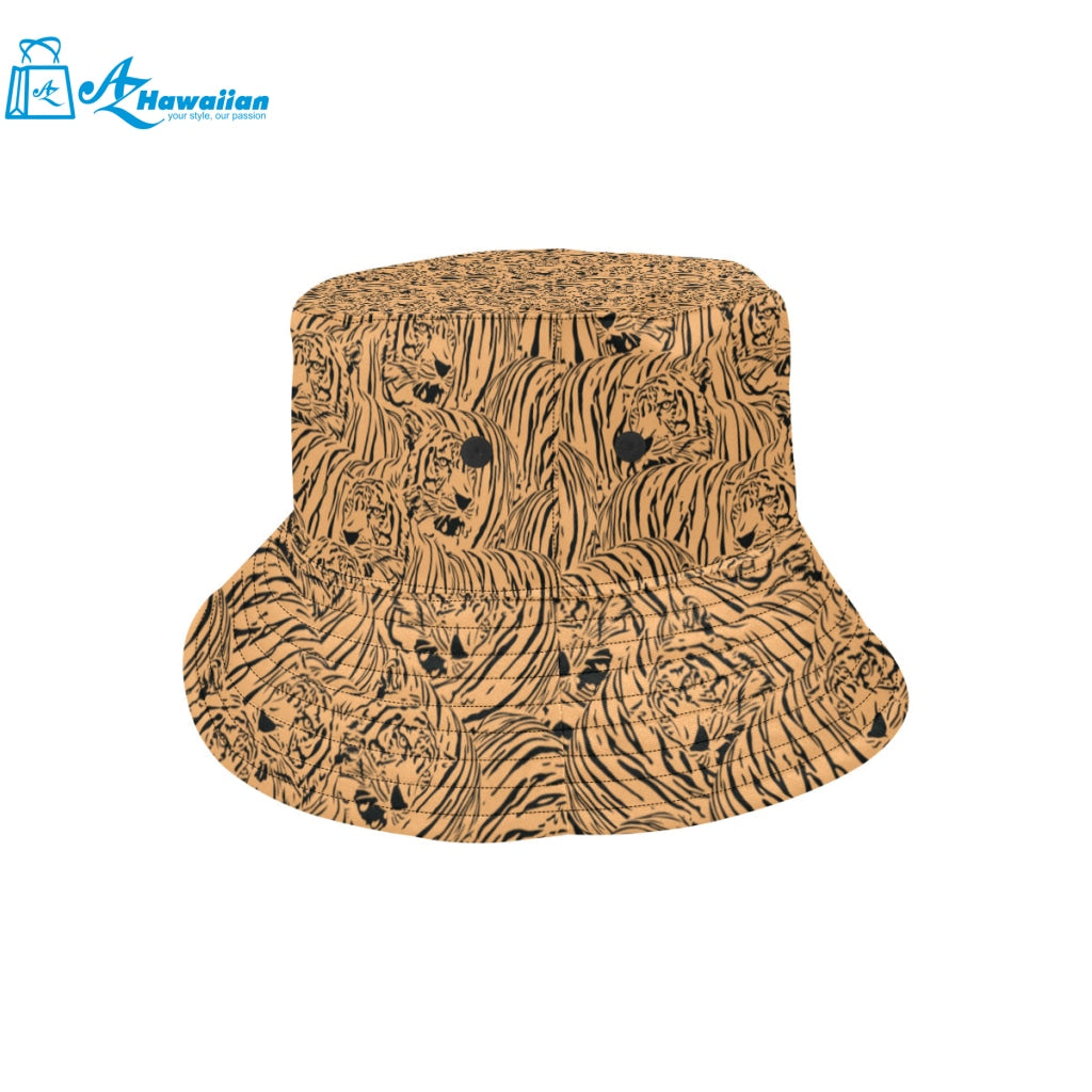 Bengal tigers pattern Unisex Bucket Hat