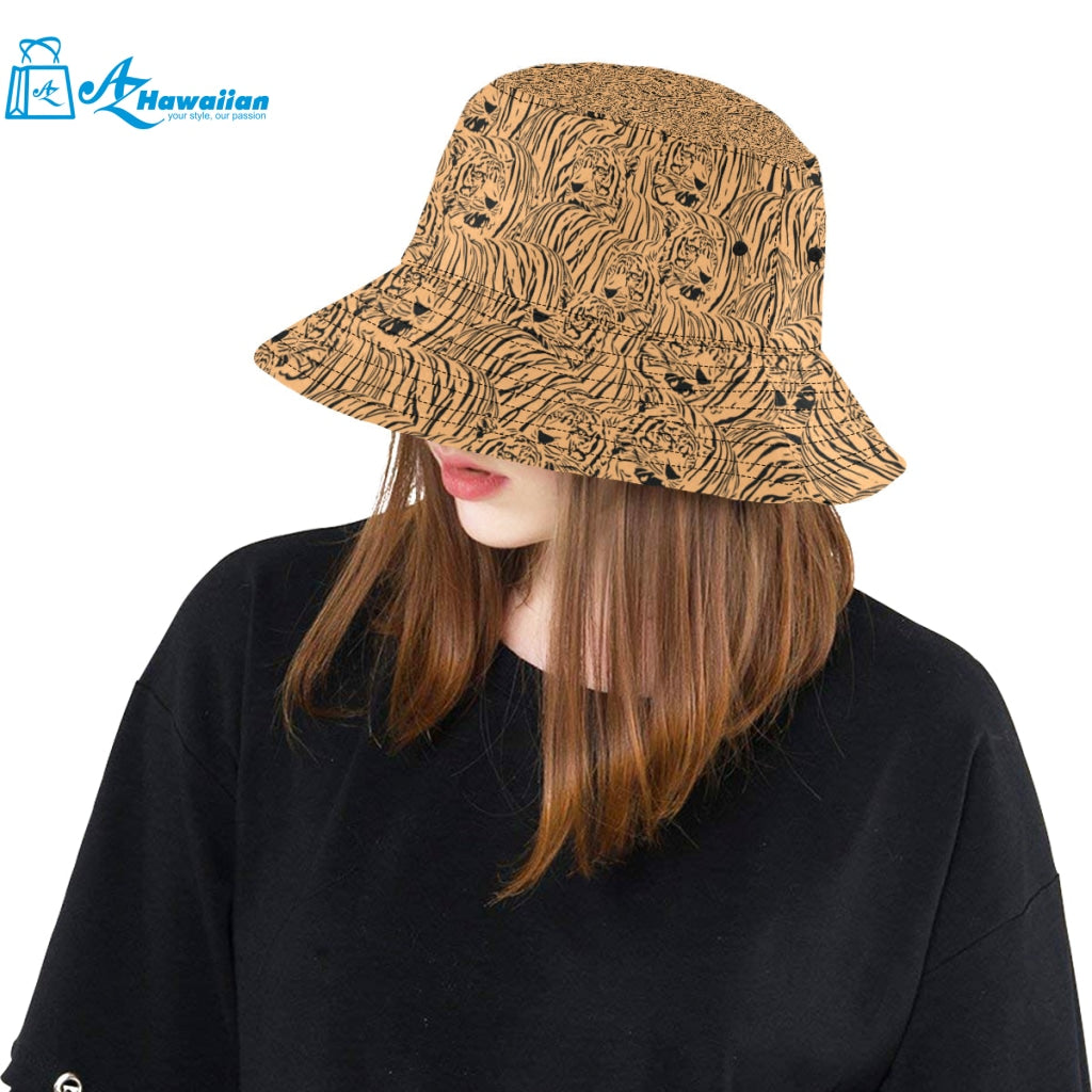 Bengal tigers pattern Unisex Bucket Hat