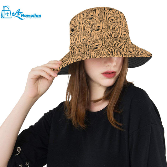 Bengal tigers pattern Unisex Bucket Hat