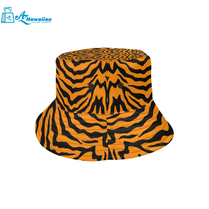 Bengal tigers skin print pattern Unisex Bucket Hat