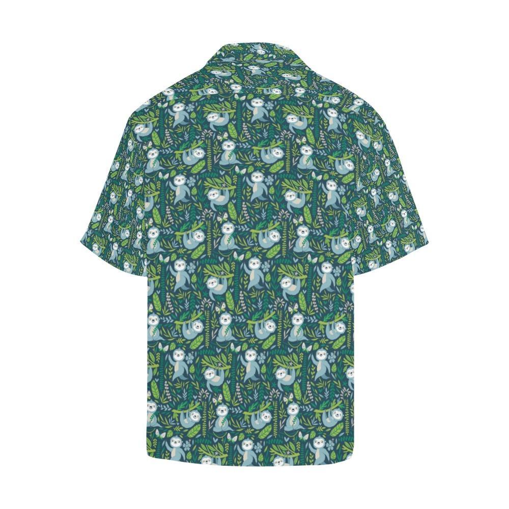 Sloth Print Design Hawaiian Shirt