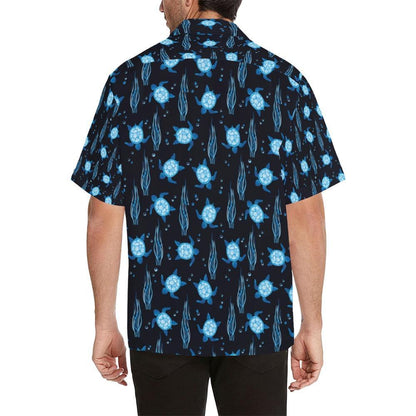 Sea Turtle Print Design Hawaiian Shirt